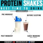 Protein shake before or after workout
