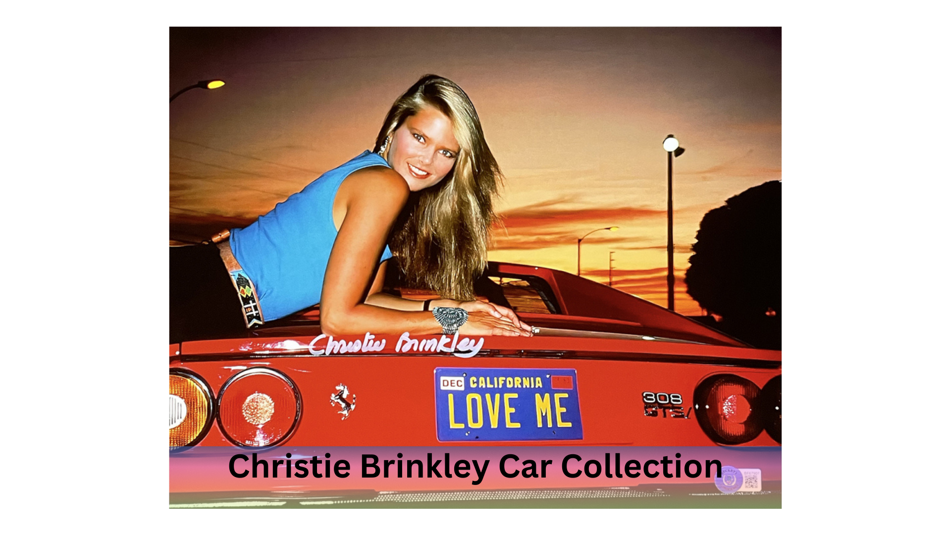 Christie Brinkley Car Collection