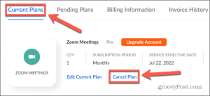 Steps to Cancel Zoom Subscription